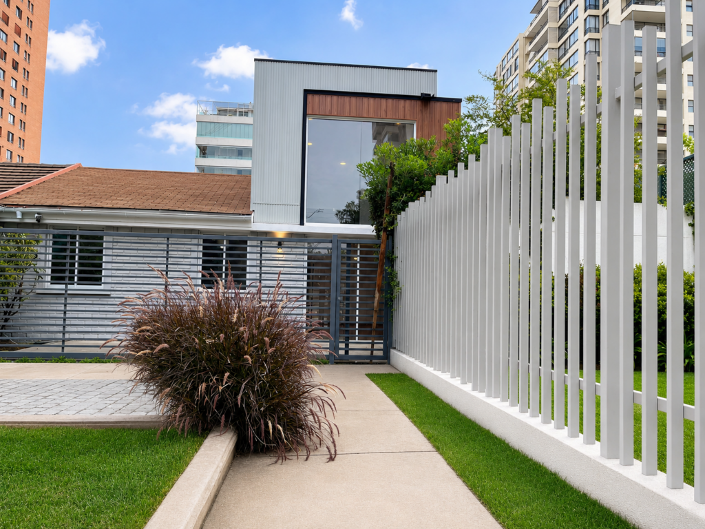 Casa ampliada y remodelada en la comuna de Las Condes