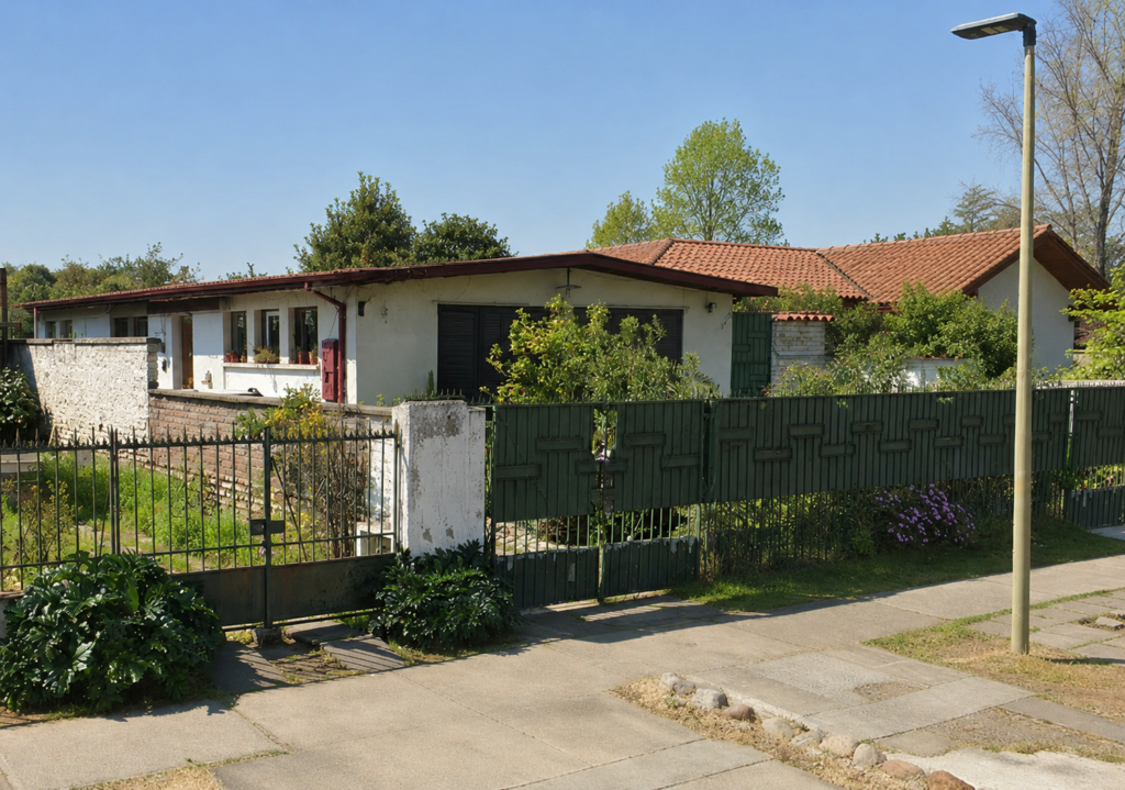 Casa original antes de remodelación en Manquehue, Las Condes