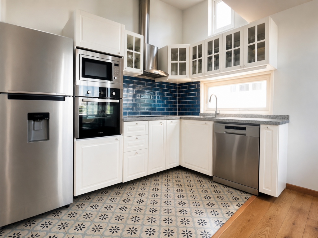 Cocina remodelada 
